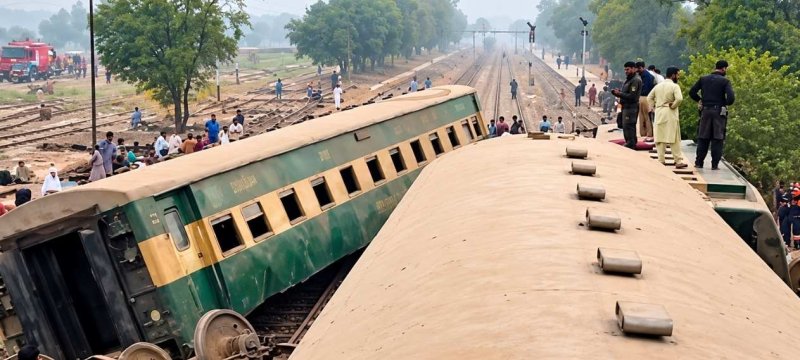 Rahman Baba Express Derails Near Multan, Leaving 4 Dead and 30 Injured