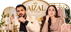 Rajab Butt and Ghazal Launch Their Own Skincare and Clothing Brand ‘Aizal by Rajab’