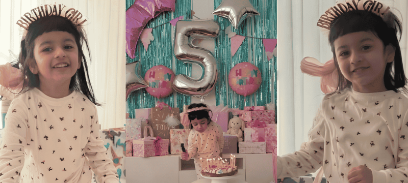 Sarah Khan And Falak Shabir Celebrate Alyana’s 5th Birthday