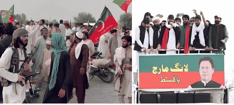 Suspected TTP-Gul Bahadur Militant Spotted in PTI Long March To Islamabad?
