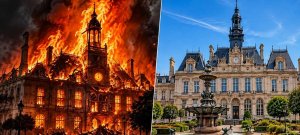 Violent Protests Rock France as Flames Destroy Historic 143-Year-Old Town Hall