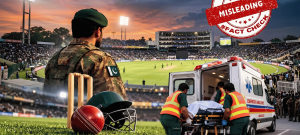 Viral Claim About Pak Army Officer’s Death During Pakistan-Sri Lanka Cricket Match Debunked