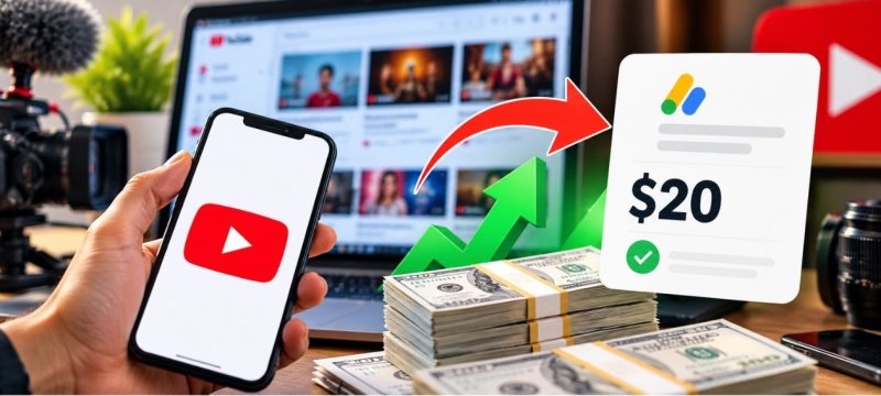 YouTube Makes Earning Easier for Small Creators with New $20 Payout Limit