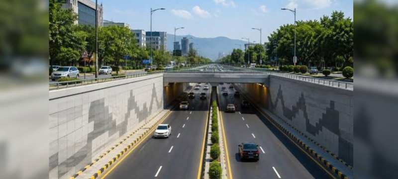 Islamabad Kashmir Chowk Underpass Reaches 78% Completion In Just 20 Days